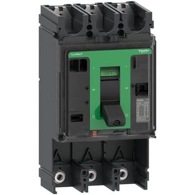 Schneider Electric Circuit breaker basic frame, ComPacT NSX630N, 50KA/415VAC, 3 poles, 630A frame rating, without trip unit C63N3