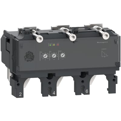 Schneider Electric Trip unit MicroLogic 2.3, ComPacT NSX630, 3 poles, electronic basic protections, 630A rating C6332D630