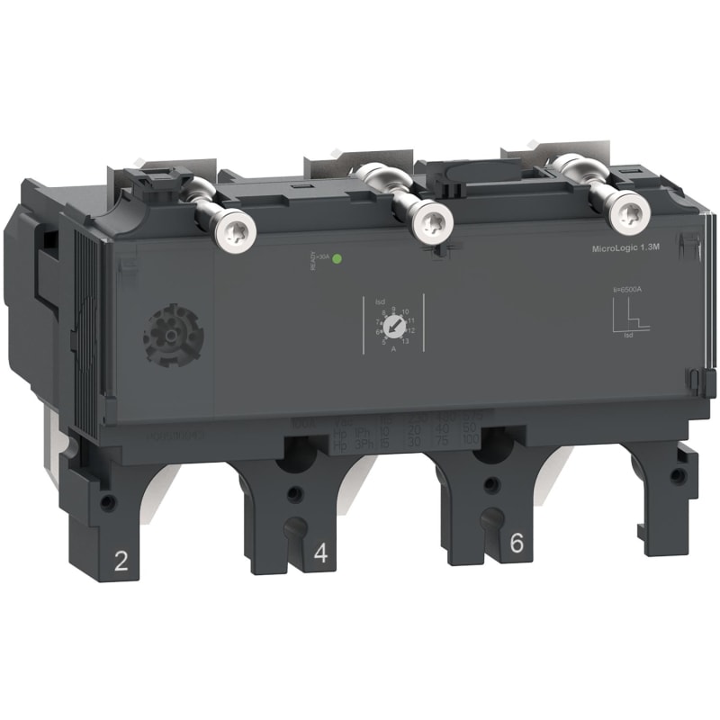 Schneider Electric Trip unit MicroLogic 1.3M, ComPacT NSX400/630, 3 poles, electronic magnetic protection, motor protection, 320A C4031M320