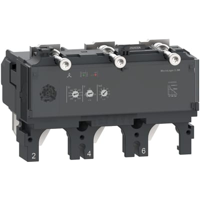 Schneider Electric Trip unit MicroLogic 2.3M, ComPacT NSX630, 3 poles, electronic basic protections, motor protection, 500A rating C6332M500