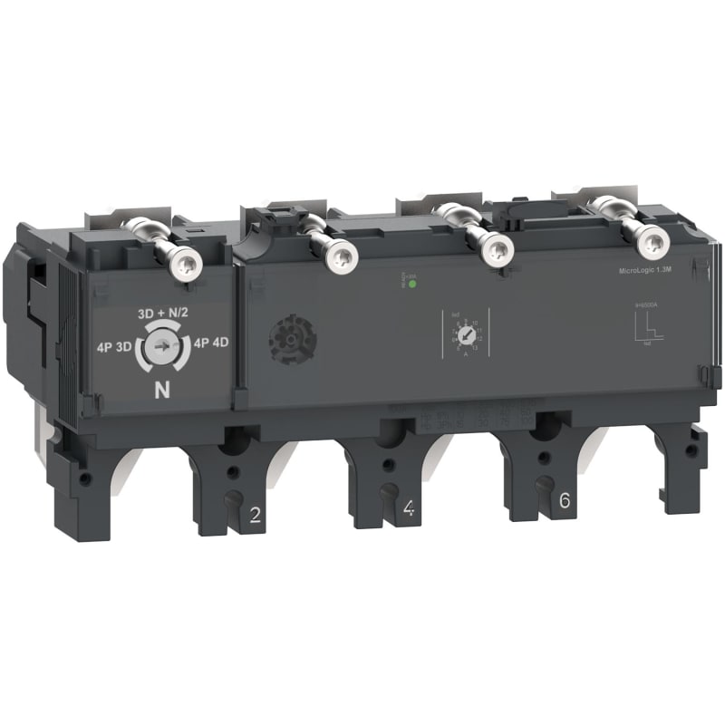 Schneider Electric Trip unit MicroLogic 1.3M, ComPacT NSX400/630, 4 poles 3D, electronic magnetic protection, motor protection, 320A C4041M320