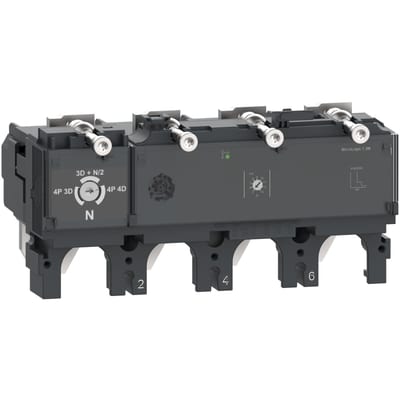 Schneider Electric Trip unit MicroLogic 1.3M, ComPacT NSX630, 4 poles 3D, electronic magnetic protection, motor protection, 500A C6341M500