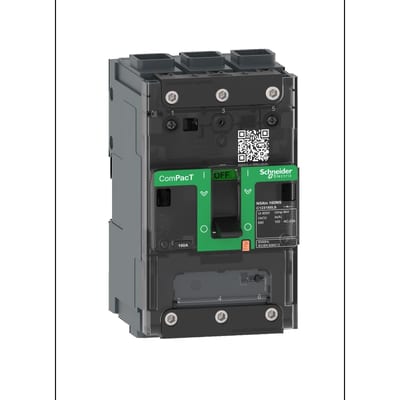 Schneider Electric Switch disconnector, ComPacT NSXm 160NA, 3 poles, thermal current Ith 160A, EverLink lugs C123160LS