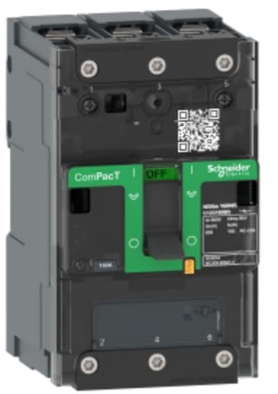 Schneider Electric Switch disconnector, ComPacT NSXm 50NA, 3 poles, thermal current Ith 50A, compression lugs and busbar connectors C113050BS