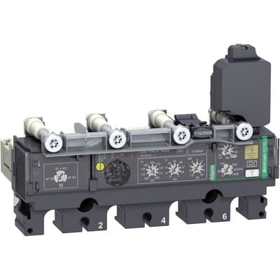 Schneider Electric Trip unit MicroLogic Vigi 4.2AL, ComPacT NSX100/160/250, 4 poles, electronic basic protections, earth leakage alarm, 40A C1044A040