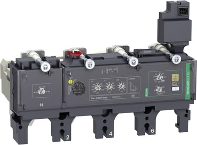 Schneider Electric Trip unit MicroLogic Vigi 4.3AL, ComPacT NSX400/630, 4 poles, electronic basic protections, earth leakage alarm, 400A C4044A400