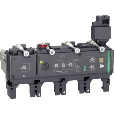 Schneider Electric Trip unit MicroLogic Vigi 4.3AL, ComPacT NSX630, 4 poles, electronic basic protections, earth leakage alarm, 570A C6344A570