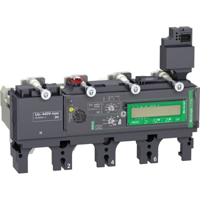 Schneider Electric Trip unit MicroLogic Vigi 7.3E ALUMINIUM, ComPacT NSX630, 4 poles, basic protections, earth leakage alarm, energy meter, 570A C6347A570