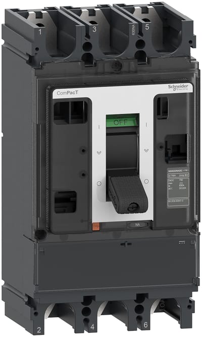 Schneider Electric switch disconnector ComPacT NSX400...630NA, DC, 400 A rating, 3 poles C403400DS