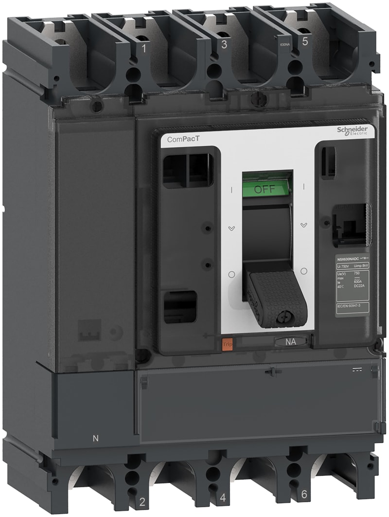 Schneider Electric switch disconnector ComPacT NSX400...630NA, DC, 400 A rating, 4 poles C404400DS