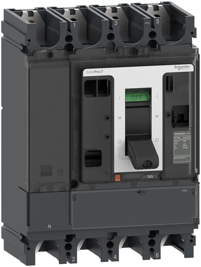 Schneider Electric switch disconnector ComPacT NSX400...630NA, DC, 630 A rating, 4 poles C634630DS