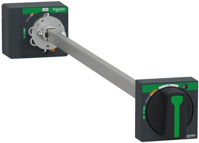 Schneider Electric extended rotary handle, ComPacT NSXm, black handle, shaft length 200 to 600 mm, IP54 LV426932T