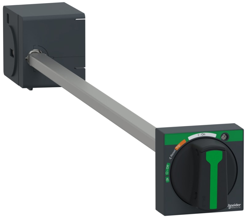 Schneider Electric side rotary handle, ComPacT NSXm, black handle, shaft length 45 to 480 mm, IP54 LV426935T