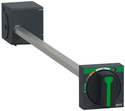 Schneider Electric side rotary handle, ComPacT NSXm, black handle, shaft length 45 to 480 mm, IP54 LV426935T