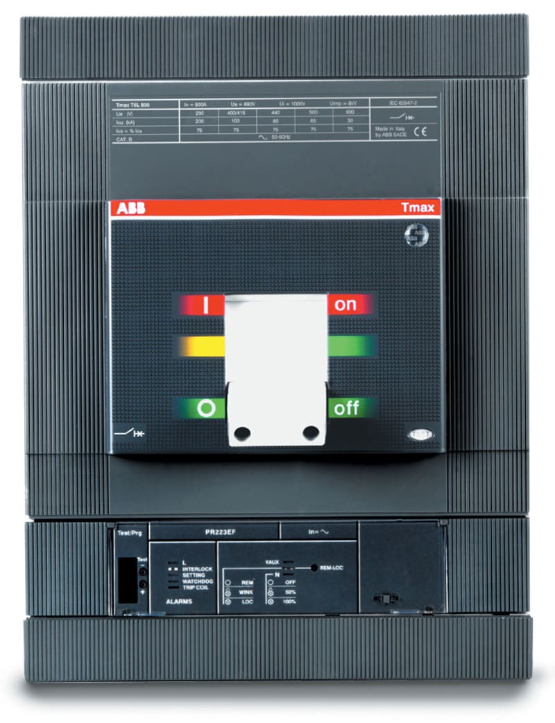 ABB SACE Tmax T6N 630 Moulded-Case Circuit Breaker — LS/In, 4-Pole