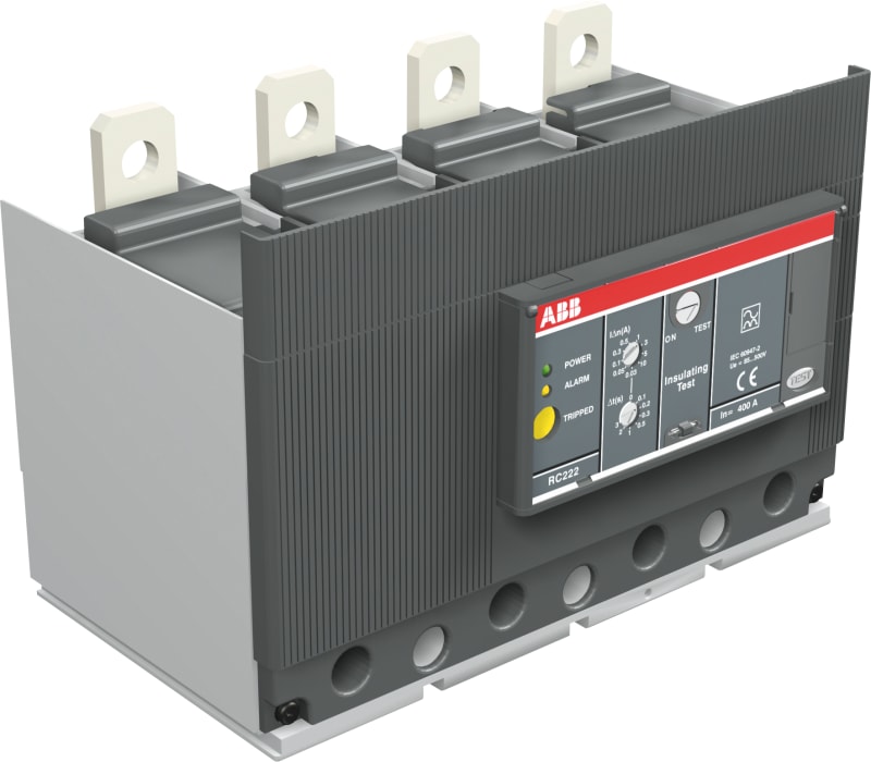 ABB RC222/5 Residual Current Release — 4-pole, for Tmax T5 Moulded-Case Circuit Breaker (RC222/5 T5 4P F)