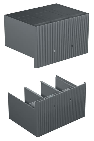 ABB HTC T4 4P Terminal Covers HIGH 2PCS HIGH Terminal-Covers FOUR-POLE 2PCS T4