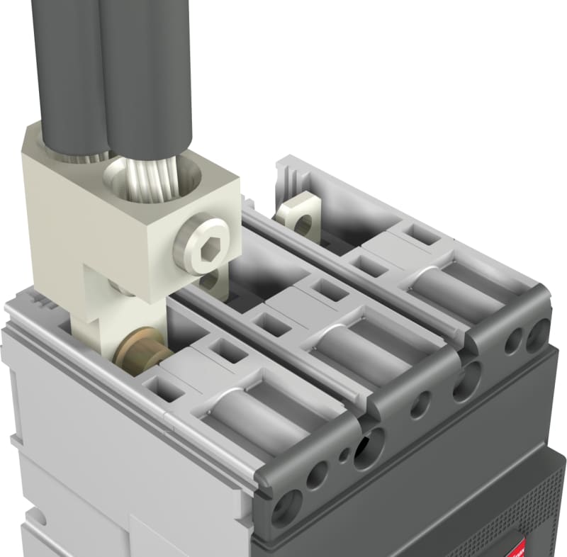 ABB KIT FC CuAl 2X150MM2 T4 4PCS FRONT TERMINALS FOR CABLES IN COPPER-ALUMINIUM 2X150MM2 4PCS T4
