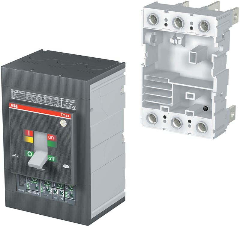 ABB 1SDA054767R1 Fixed PART PLUG-IN FOR C.BREAKER TMAX FOUR-POLE WITH REAR Terminals Horizontal T5 630