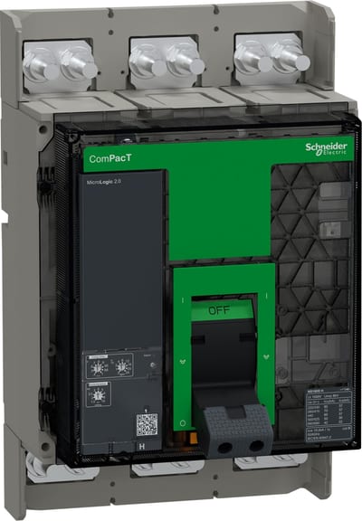 Schneider Electric Circuit breaker frame, ComPacT NS1000L, 150KA at 415VAC, 1000A, 3P, fixed, manually operated, without control unit C100L3FM