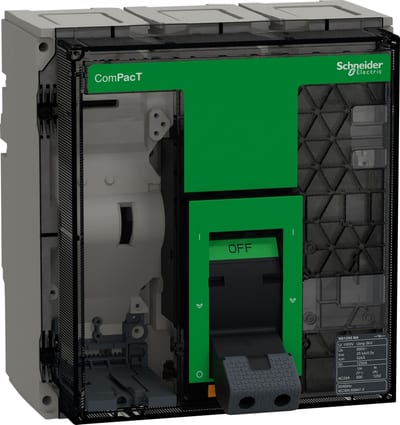 Schneider Electric Switch disconnector basic frame, ComPacT NS1250 type NA, 3P, fixed, manually operated, 1250A C125S3FM
