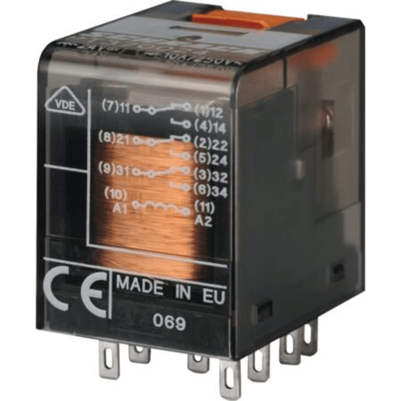 14-Pins auxiliary relay 6A with light (PT570T30)