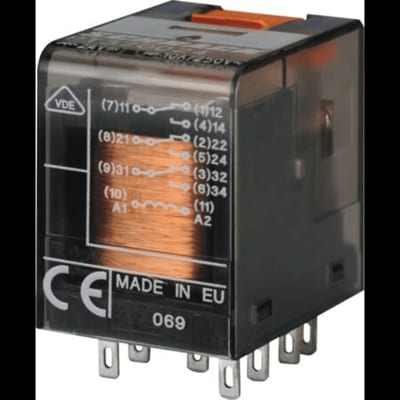 14-Pins auxiliary relay 6A with light (PT570T30)