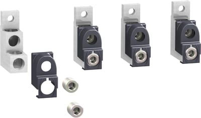 Schneider Electric LV429219 — Aluminium Bare Cable Connector, ComPacT NSX / EasyPact CVS, 2 cables 50–120 mm², 250 A (set of 4)