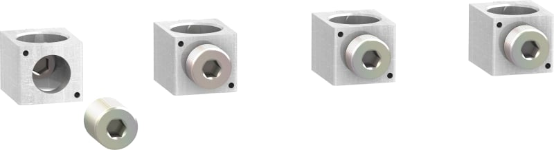 Schneider Electric LV429228 — Aluminium Bare Cable Connector, ComPacT NSX / EasyPact CVS, 1 cable 25–95 mm², 250 A (set of 4)