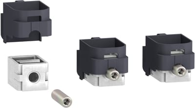 Schneider Electric LV429242 — Steel Bare Cable Connector, ComPacT NSX / EasyPact CVS, 1 cable 1.5–95 mm², 160 A (set of 3)