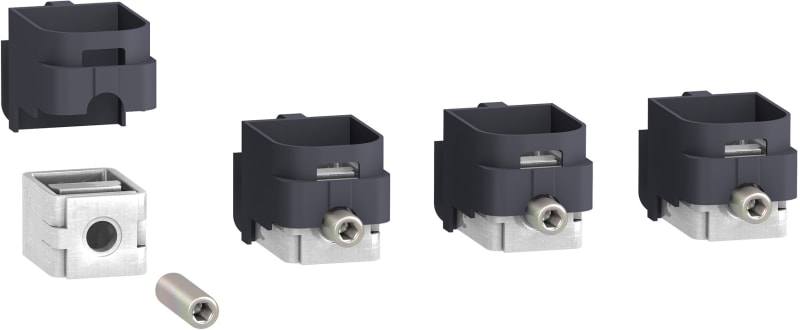 Schneider Electric LV429243 — Steel Bare Cable Connector, ComPacT NSX / EasyPact CVS, 1 cable 1.5–95 mm², 160 A (set of 4)