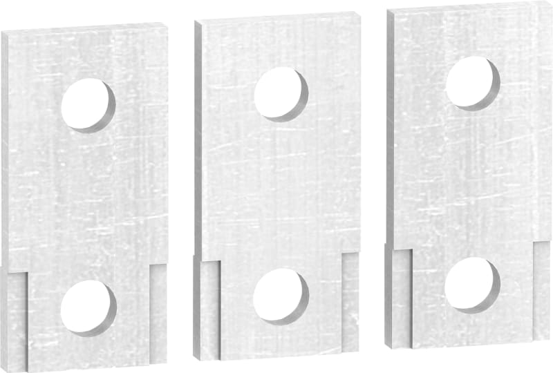 Schneider Electric straight terminal extensions, ComPact NSX 100/160/250, set of 3 parts LV429263