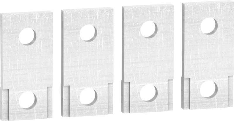 Schneider Electric Terminal extensions, ComPacT NSX 100/160/250, straight, set of 4 parts LV429264
