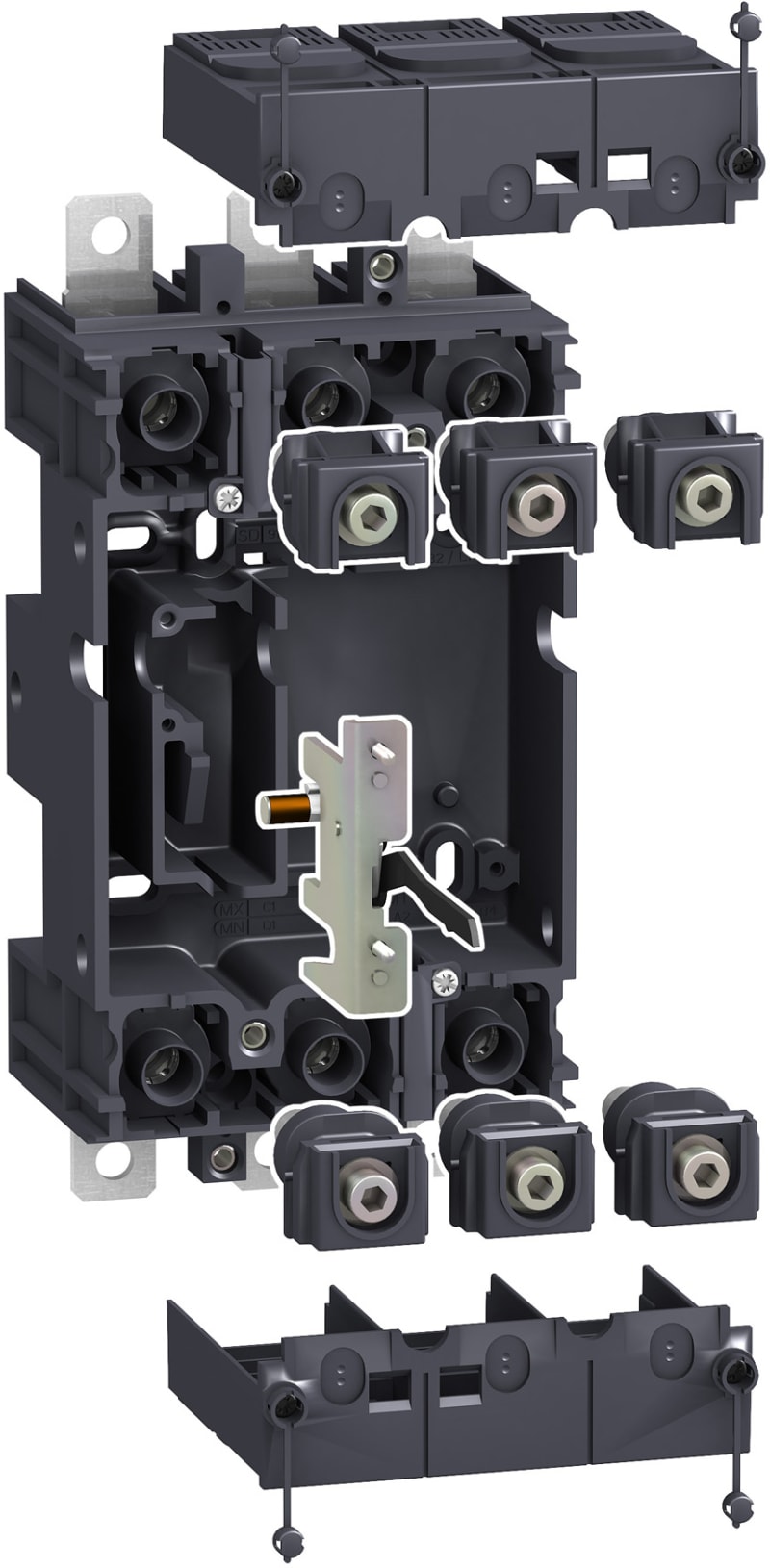 Schneider Electric LV429289 plug-in kit, ComPact NSX100/160/250, 3 poles