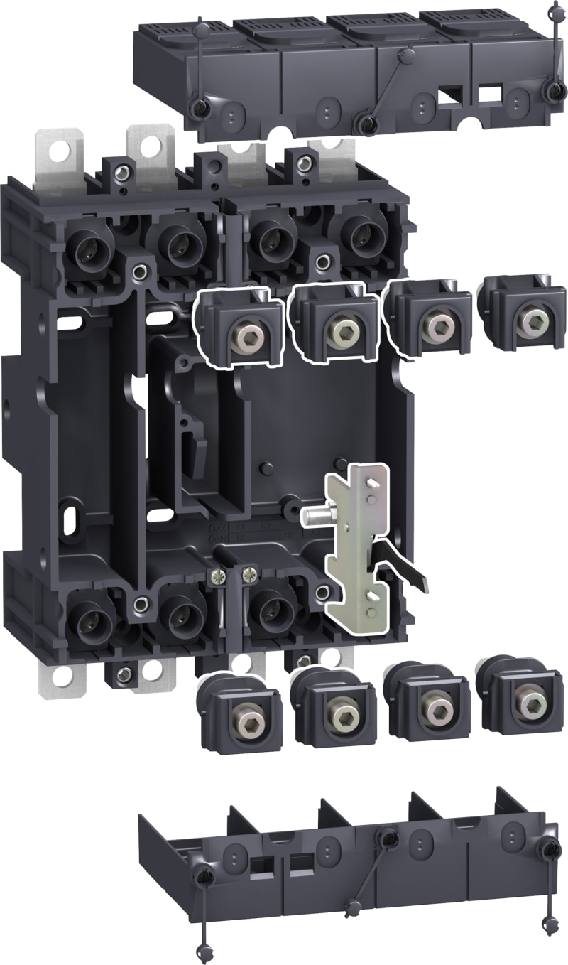 Schneider Electric plug-in kit, ComPact NSX100/160/250, 4 poles LV429290