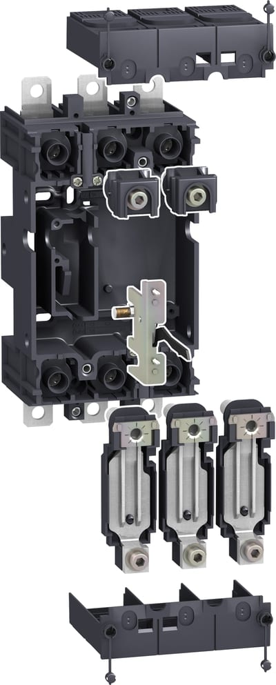 Schneider Electric plug-in kit, ComPact NSX 100/160/250 with Vigi add-on module, 3 poles LV429291