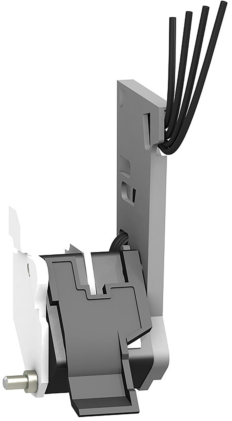 Schneider Electric standard early make contact, ComPact NSX100 to NSX630, rotary handle position CAF, 2 changeover contact types LV429346