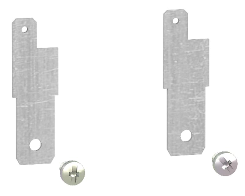 Schneider Electric LV429348 — Voltage Tap for Aluminium Connectors, 6.35 mm, 1 or 2 cables (set of 10)