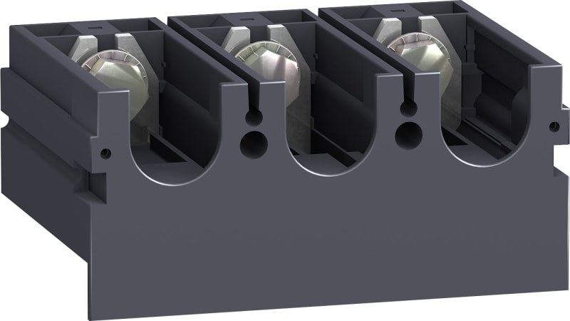 Schneider Electric one piece spreader, Compact NSX 100/160/250, 45 mm pitch, 3 poles LV431060