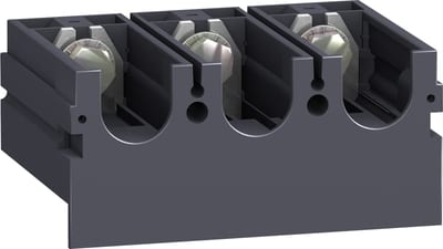 Schneider Electric one piece spreader, Compact NSX 100/160/250, 45 mm pitch, 3 poles LV431060