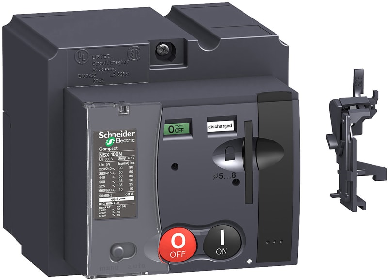 Schneider Electric standard motor mechanism module MT250, ComPact NSX250, 220/240 VAC 50/60 Hz, 208/277 VAC 60 Hz LV431541