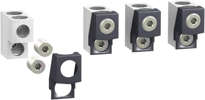 Schneider Electric LV432482 — Aluminium Bare Cable Connector, ComPacT NSX / EasyPact CVS, 2 cables 35–240 mm², 630 A (set of 4)