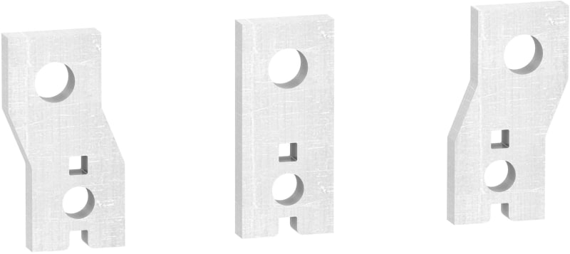 Schneider Electric spreaders 45 mm to 70 mm pitch, ComPact NSX 400/630, 3 poles, set of 3 parts LV432492