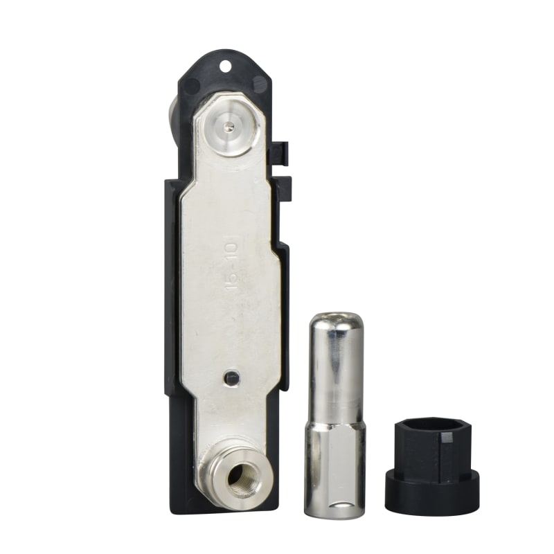 Schneider Electric power connections, ComPact NSX400/630 plug-in kit with Vigi add-on, set of 2 parts LV432519