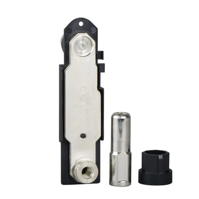 Schneider Electric power connections, ComPact NSX400/630 plug-in kit with Vigi add-on, set of 2 parts LV432519
