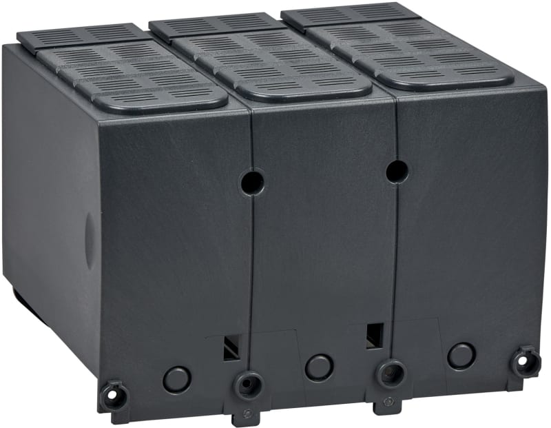 Schneider Electric LV432593 — Long terminal shield, NSX400/630, pitch 45 mm, IP40, 3 poles