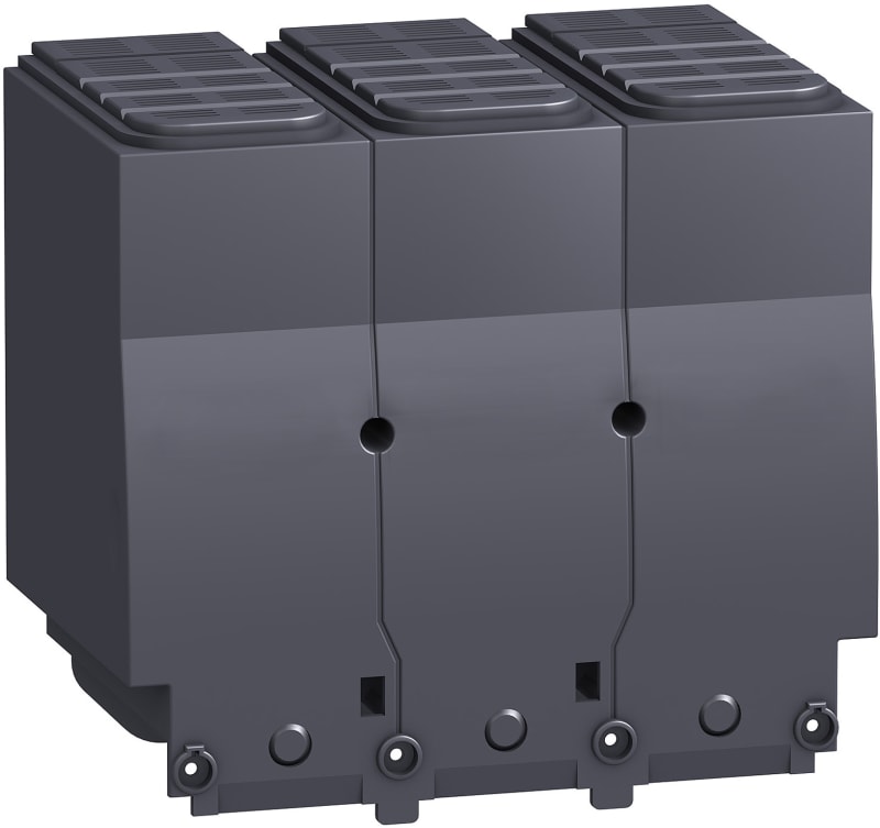 Schneider Electric LV432595 — Long terminal shield for spreaders, NSX400/630, pitch 52.5 mm, IP40, 3 poles