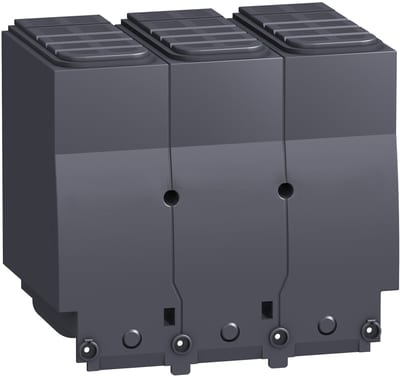 Schneider Electric LV432595 — Long terminal shield for spreaders, NSX400/630, pitch 52.5 mm, IP40, 3 poles