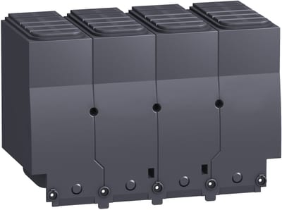 Schneider Electric LV432596 — Long terminal shield for spreaders, NSX400/630, pitch 52.5 mm, IP40, 4 poles