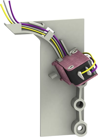 Schneider Electric standard early break contact, ComPact NSX400 to NSX630, rotary handle position CAO, 1 changeover contact type LV432605